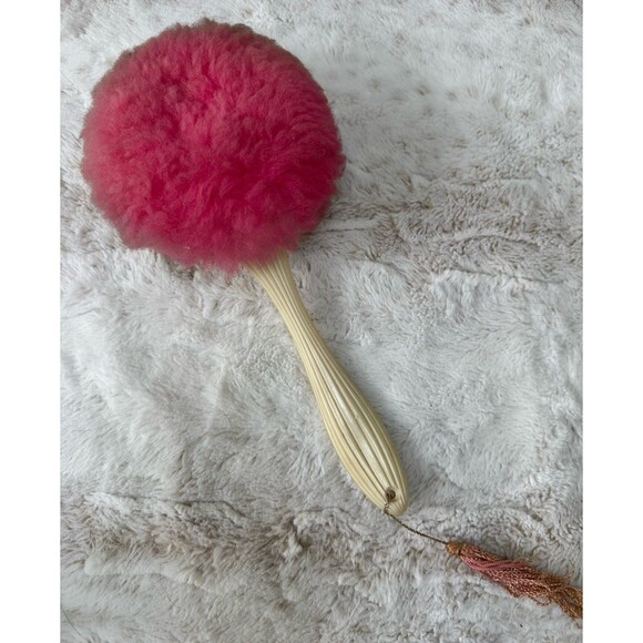 Avon Other - VTG 70s Avon Fluff Puff Refillable Long Handle Pink Body Powder Wand Dispenser